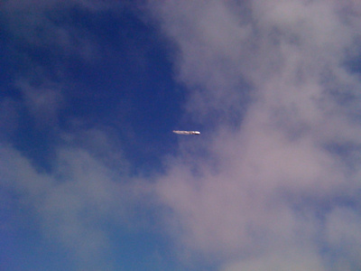 The TAO Group High Altitde Platform 'SkyDragon' in flight at a flight field in Germany