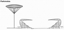 Fliegendes Dach - Parkmodus