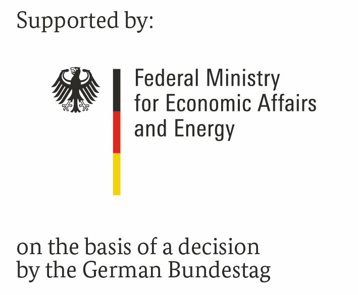 Supported by: Federal Ministry for Economic Affairs and Energy on the basis of a decision by the German Bundestag