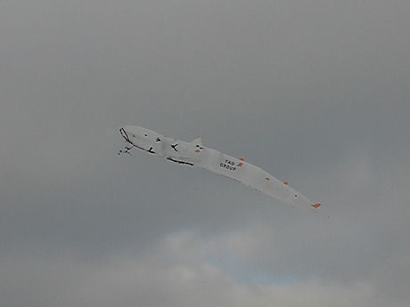 Christmas-Testflight in winter at minus ten degrees celsius and snow